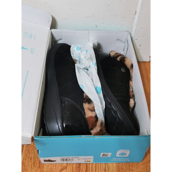 Bzees Golden Faux Fur Fashion Shootie (Women's) - Black - Size 9 M - Picture 11 of 16